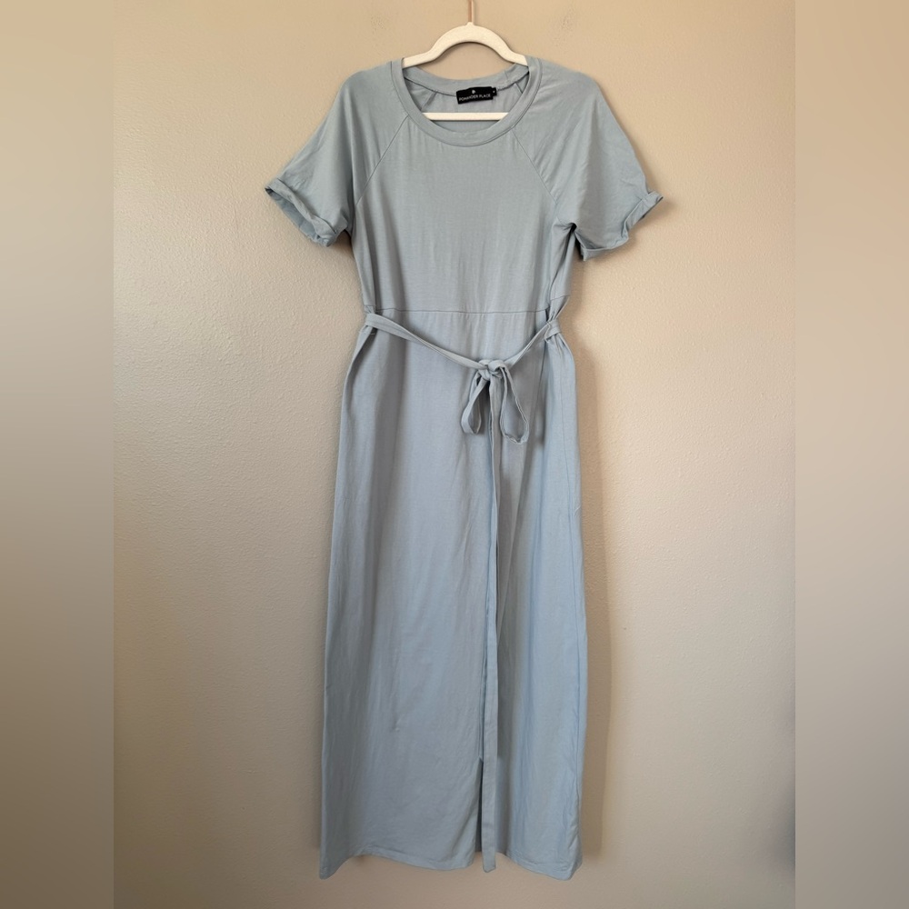 Tuckernuck Pomander Place Slate Blue Sawyer Maxi Dress